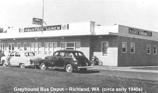 Bus Depot in the 40s
