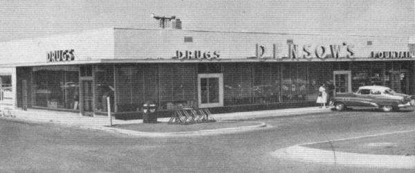 Wright Drugstore - Densow's - 1955