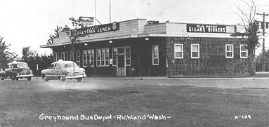 Bus Depot in the 50s