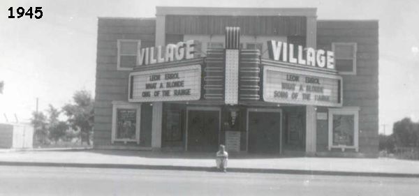 Village Theater in 1945